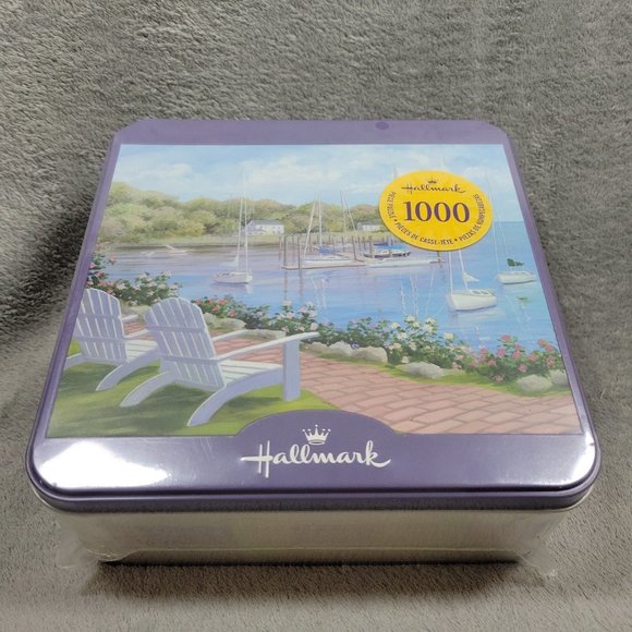NEW Hallmark 1000 Pieces Tin Boxed Jigsaw Puzzle Sealed BOX HAS SMALL DENT - Picture 1 of 6